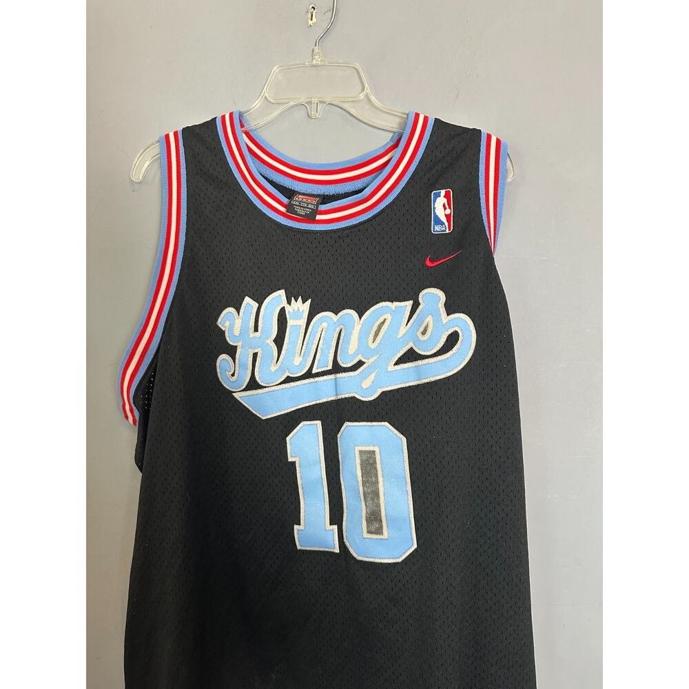 Black Nike NBA Sacramento Kings Mike Bibby #10 Jersey 2XL + 2 Length